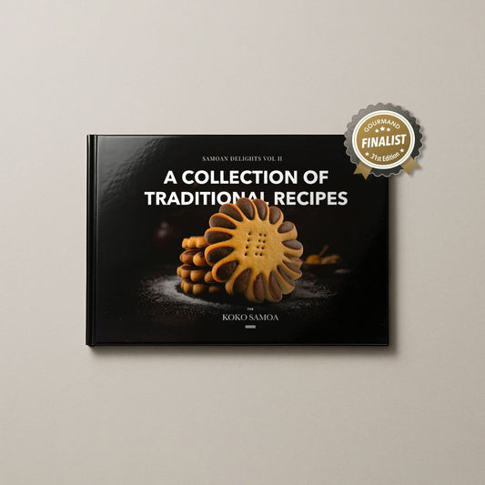 Hardcover A4 - Samoan Delights: 12 Samoan Recipes Cookbook - Vol 2 - AU/NZ/USA