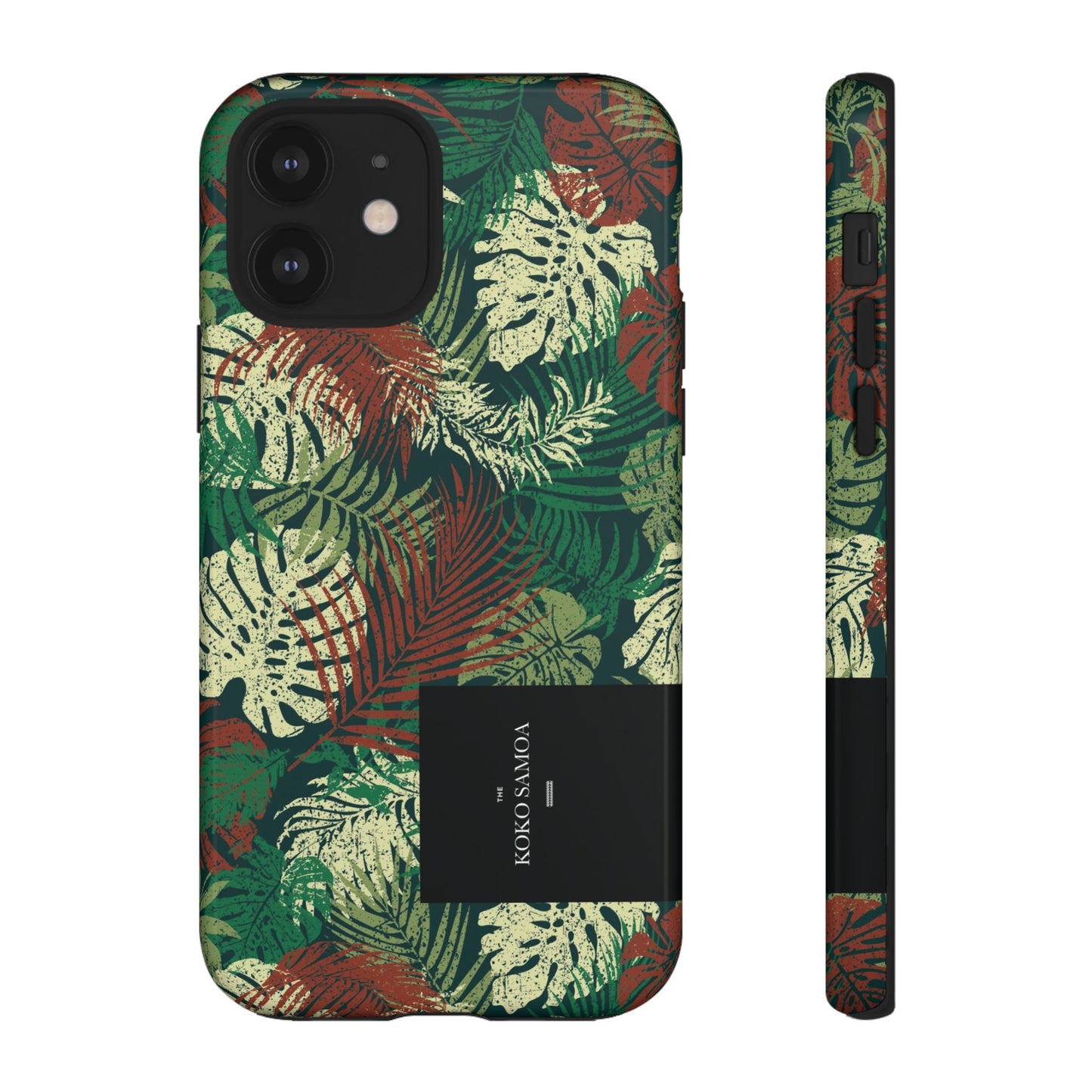 iPhone Tough Phone Case - Tafatafa Greens - AU/NZ/USA