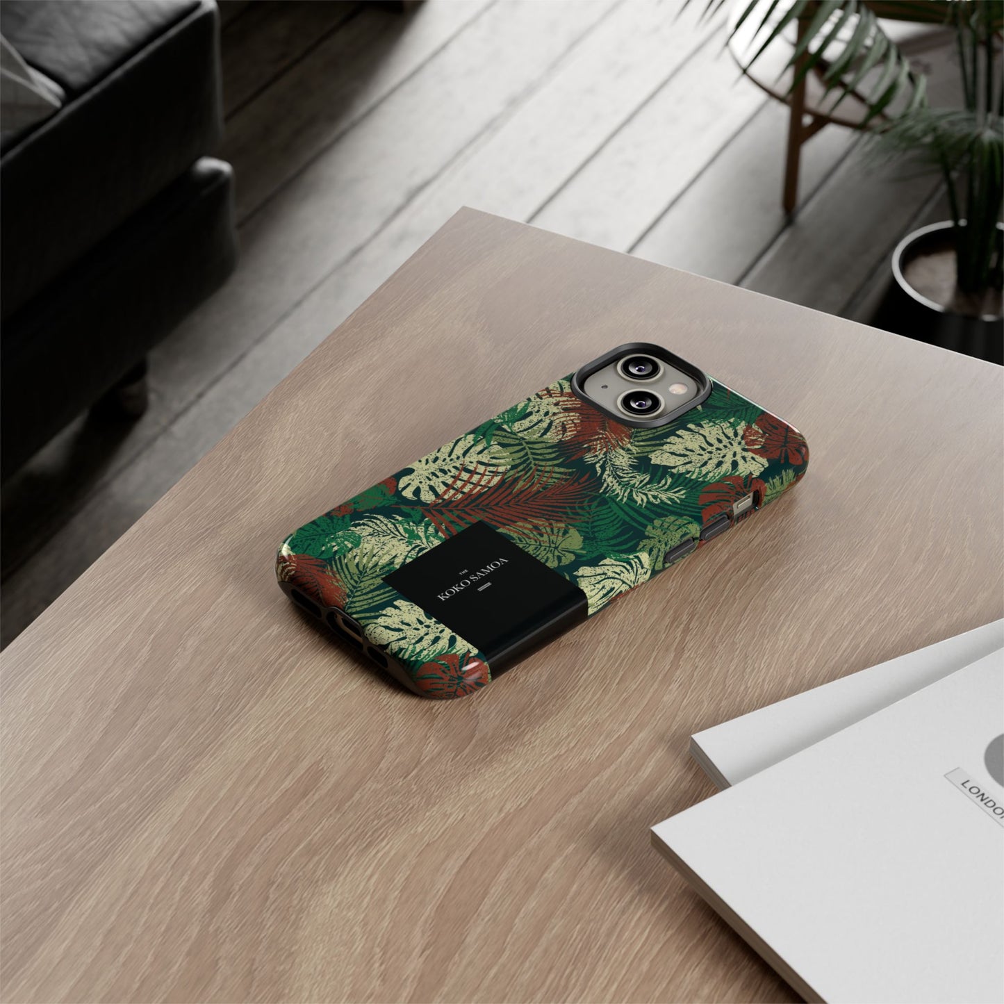 iPhone Tough Phone Case - Tafatafa Greens - AU/NZ/USA