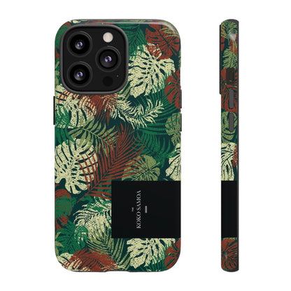 iPhone Tough Phone Case - Tafatafa Greens - AU/NZ/USA