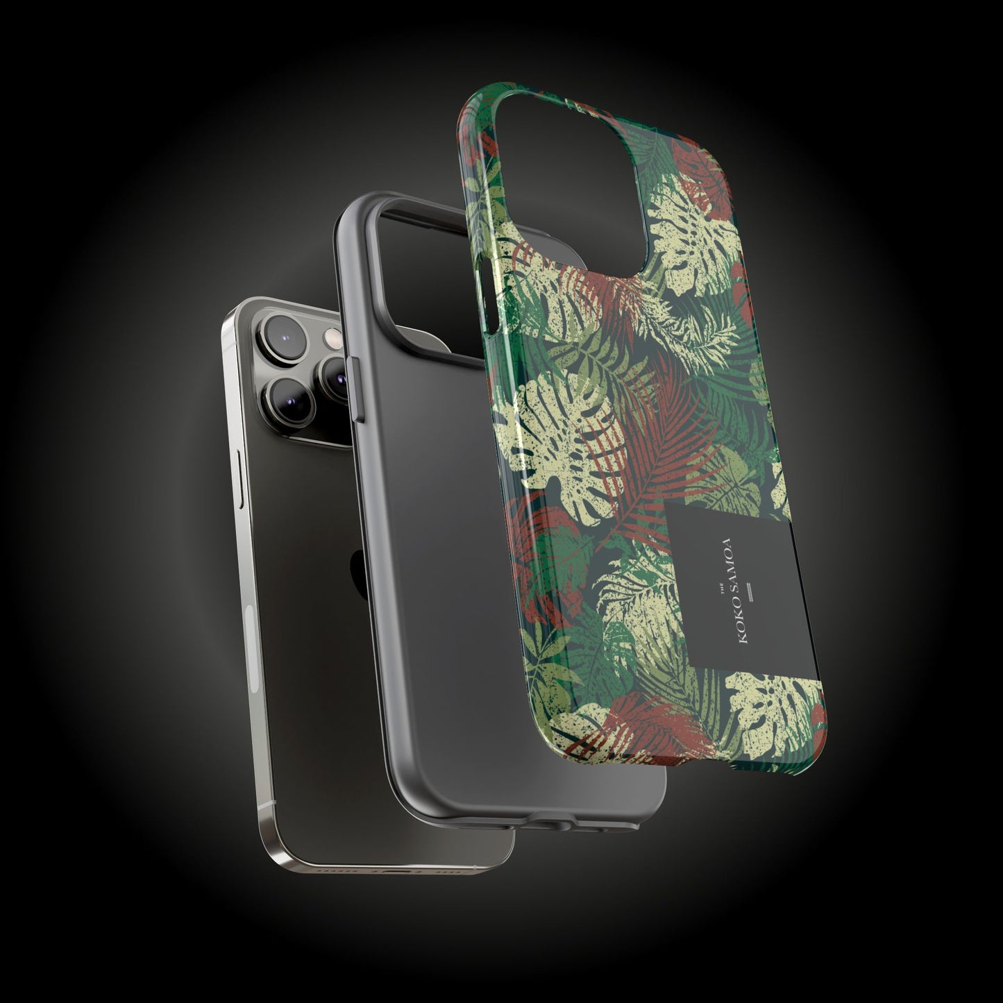 iPhone Tough Phone Case - Tafatafa Greens - AU/NZ/USA
