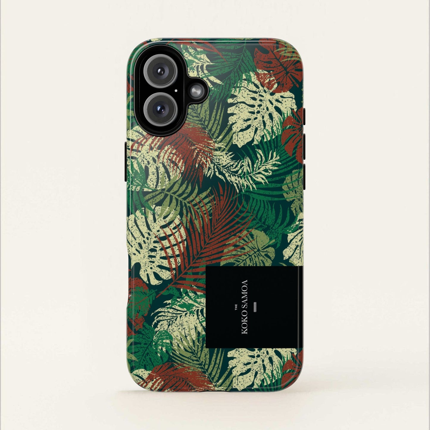 iPhone Tough Phone Case - Tafatafa Greens - AU/NZ/USA