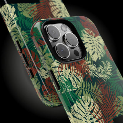 iPhone Tough Phone Case - Tafatafa Greens - AU/NZ/USA
