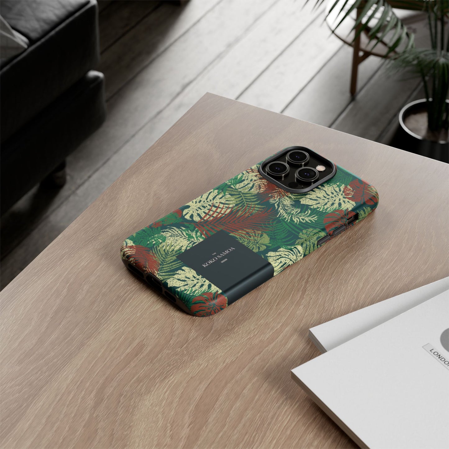 iPhone Tough Phone Case - Tafatafa Greens - AU/NZ/USA