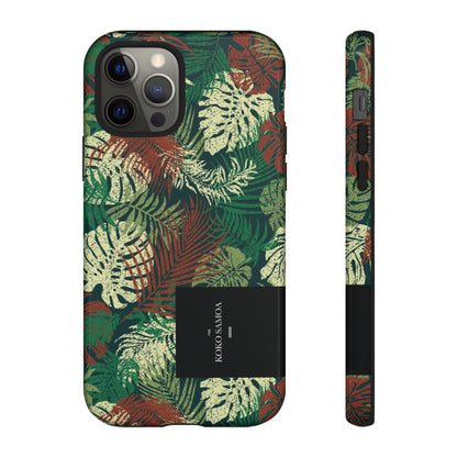 iPhone Tough Phone Case - Tafatafa Greens - AU/NZ/USA