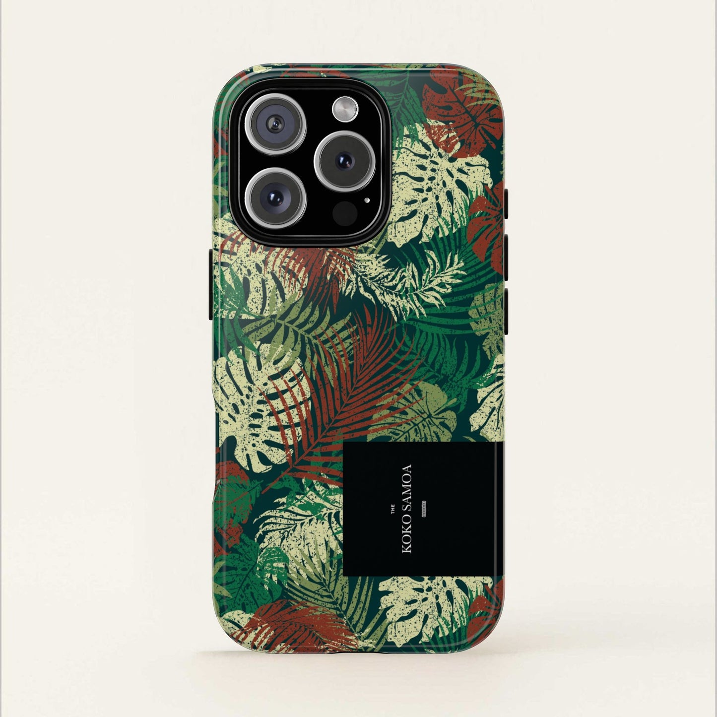 iPhone Tough Phone Case - Tafatafa Greens - AU/NZ/USA