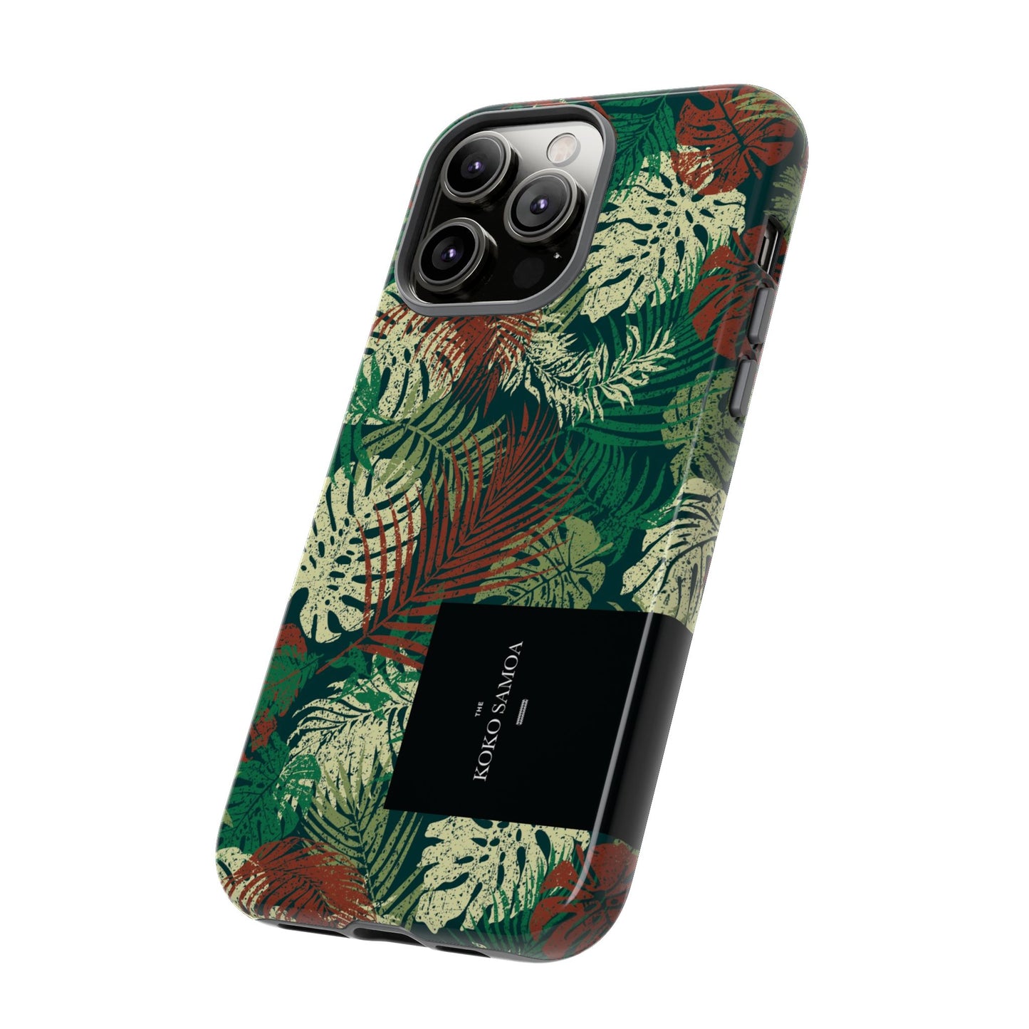 iPhone Tough Phone Case - Tafatafa Greens - AU/NZ/USA