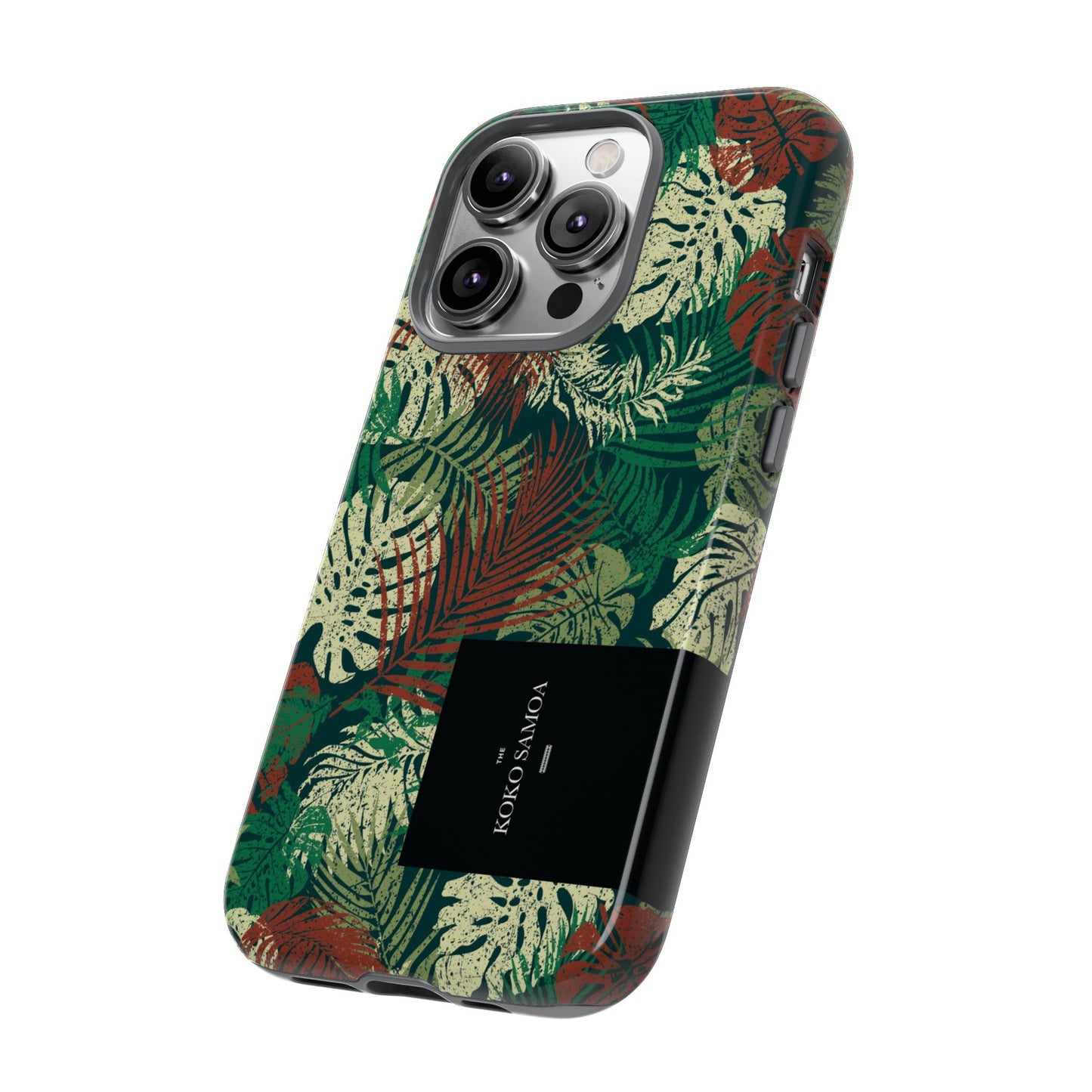 iPhone Tough Phone Case - Tafatafa Greens - AU/NZ/USA