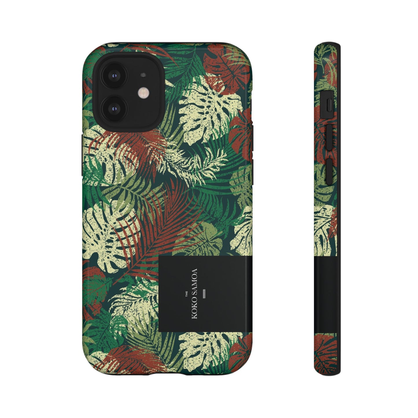 iPhone Tough Phone Case - Tafatafa Greens - AU/NZ/USA