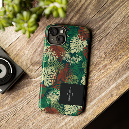 iPhone Tough Phone Case - Tafatafa Greens - AU/NZ/USA
