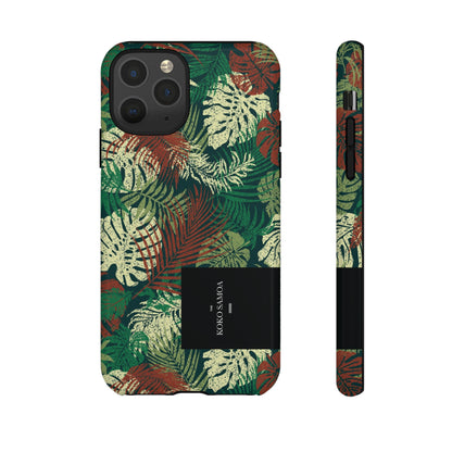 iPhone Tough Phone Case - Tafatafa Greens - AU/NZ/USA
