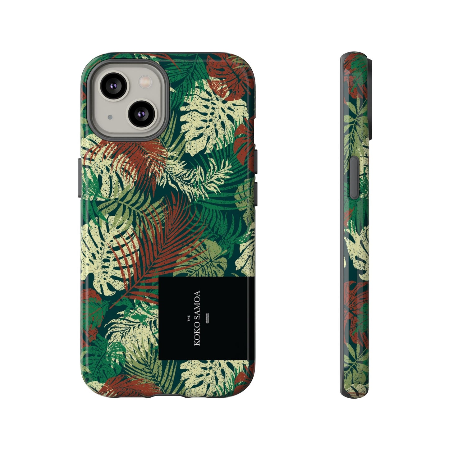 iPhone Tough Phone Case - Tafatafa Greens - AU/NZ/USA