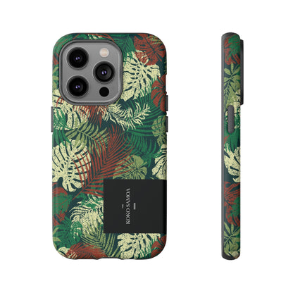 iPhone Tough Phone Case - Tafatafa Greens - AU/NZ/USA
