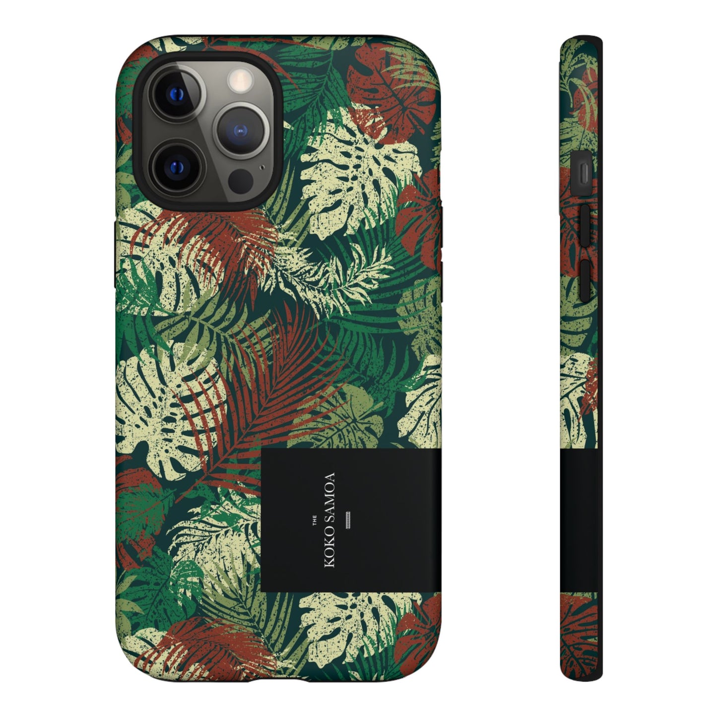 iPhone Tough Phone Case - Tafatafa Greens - AU/NZ/USA