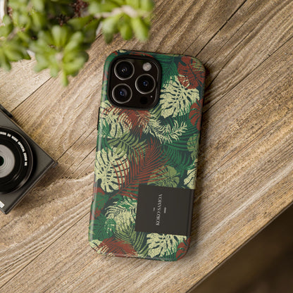 iPhone Tough Phone Case - Tafatafa Greens - AU/NZ/USA