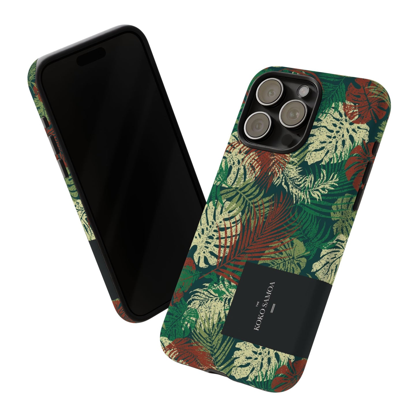 iPhone Tough Phone Case - Tafatafa Greens - AU/NZ/USA