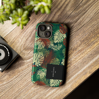 iPhone Tough Phone Case - Tafatafa Greens - AU/NZ/USA
