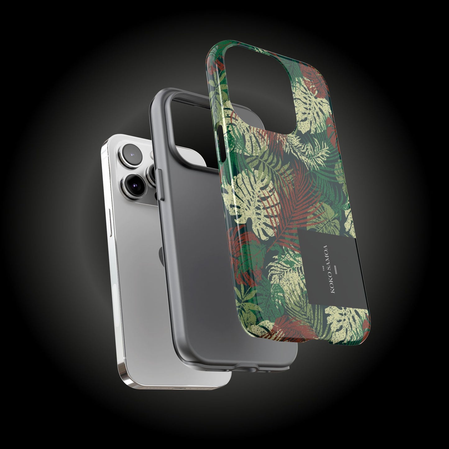 iPhone Tough Phone Case - Tafatafa Greens - AU/NZ/USA