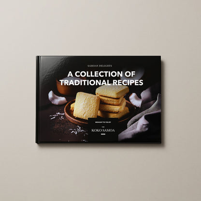 Hardcover A4 - Samoan Delights: 12 Samoan Recipes Cookbook - Vol 1 - AU/NZ/USA