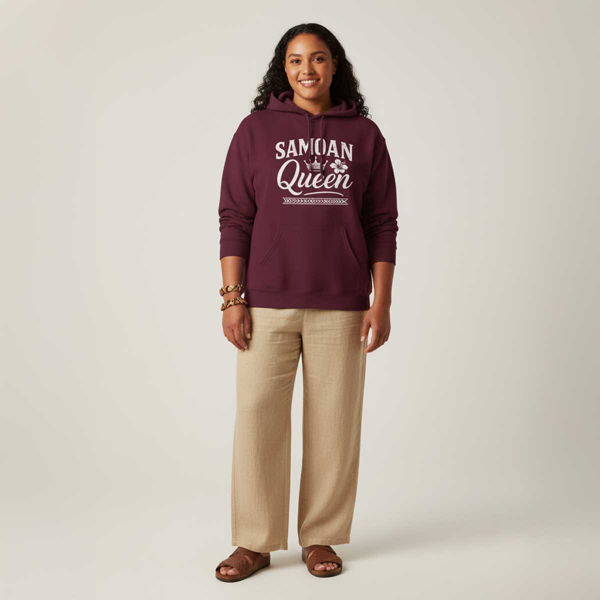 IslandSoft™ Hoodie - Premium (XS-2XL) - Samoan Queen - AU/NZ