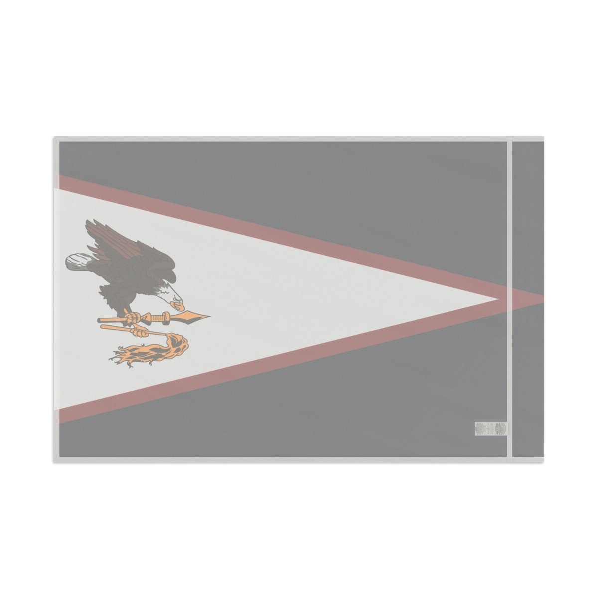 American Samoan flag home decor by Colorway, featuring vibrant red, white, and blue colors with the American Samoa emblem.