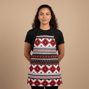 Colorway tribal print apron featuring bold patterns, perfect for cooking or gardening, suitable for AU, NZ, and USA markets.