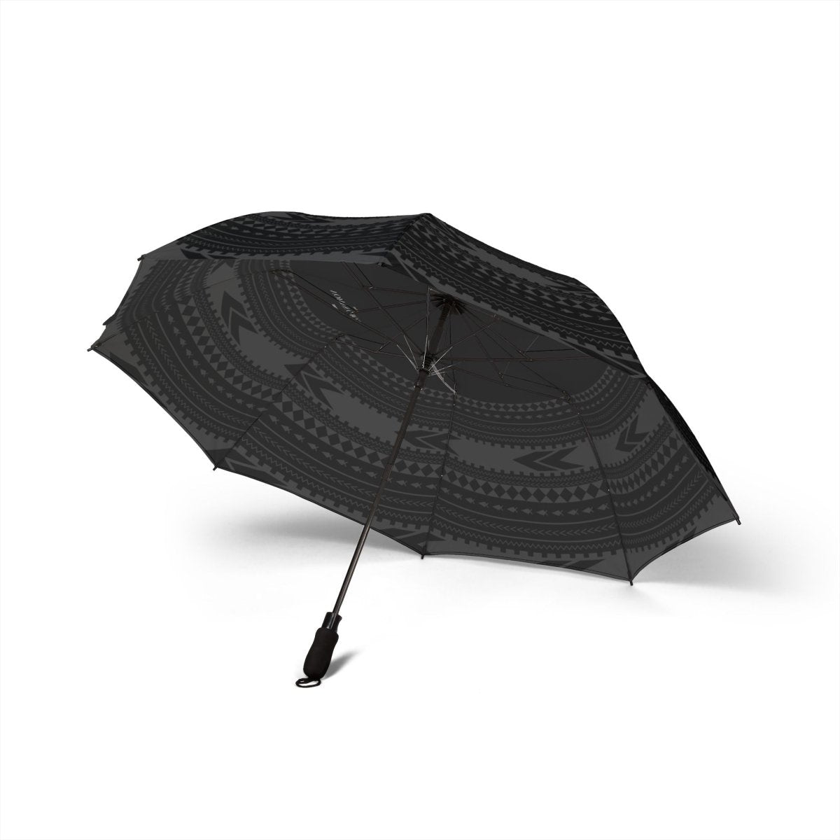 PasifikaOne umbrella, 48-inch pea-colored outdoor accessory with canopy open, suitable for AU/NZ weather.