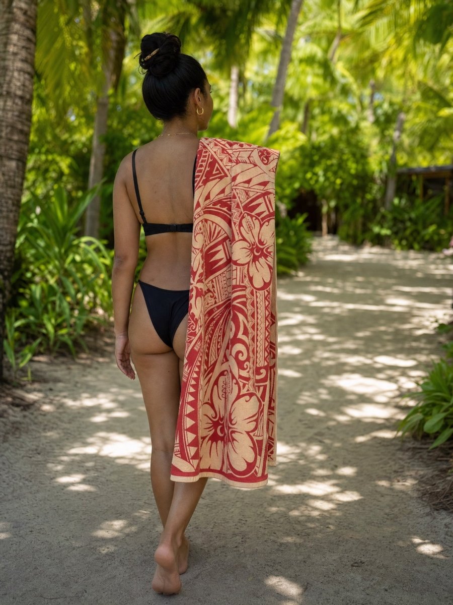 Beach Towel - Bloom - AU/NZ/USA - The Koko Samoa