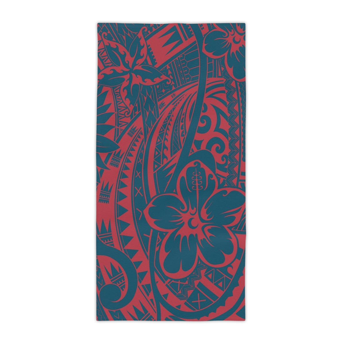 Beach towel in the Bloom Tide print