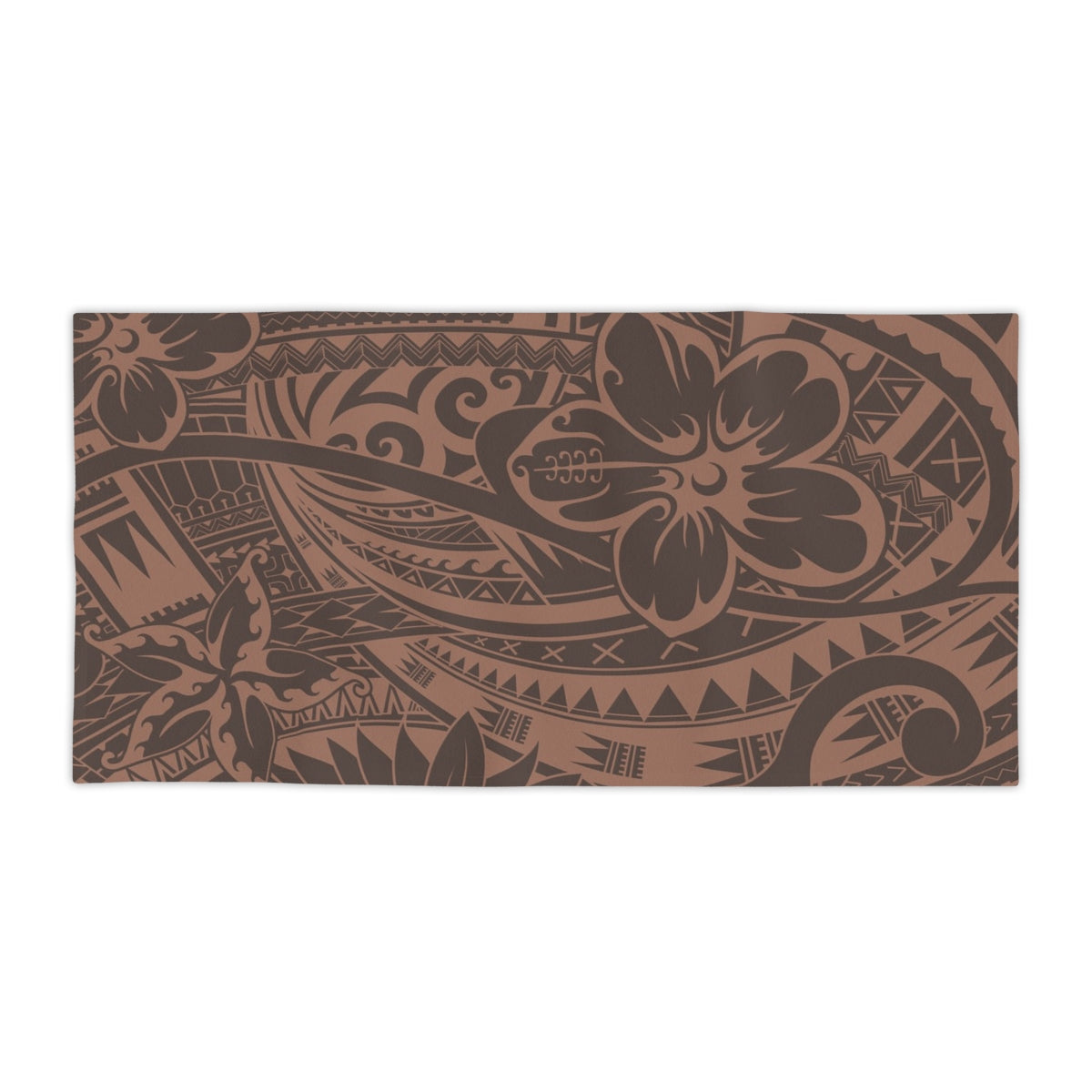 Beach towel in the Bloom Driftwood print