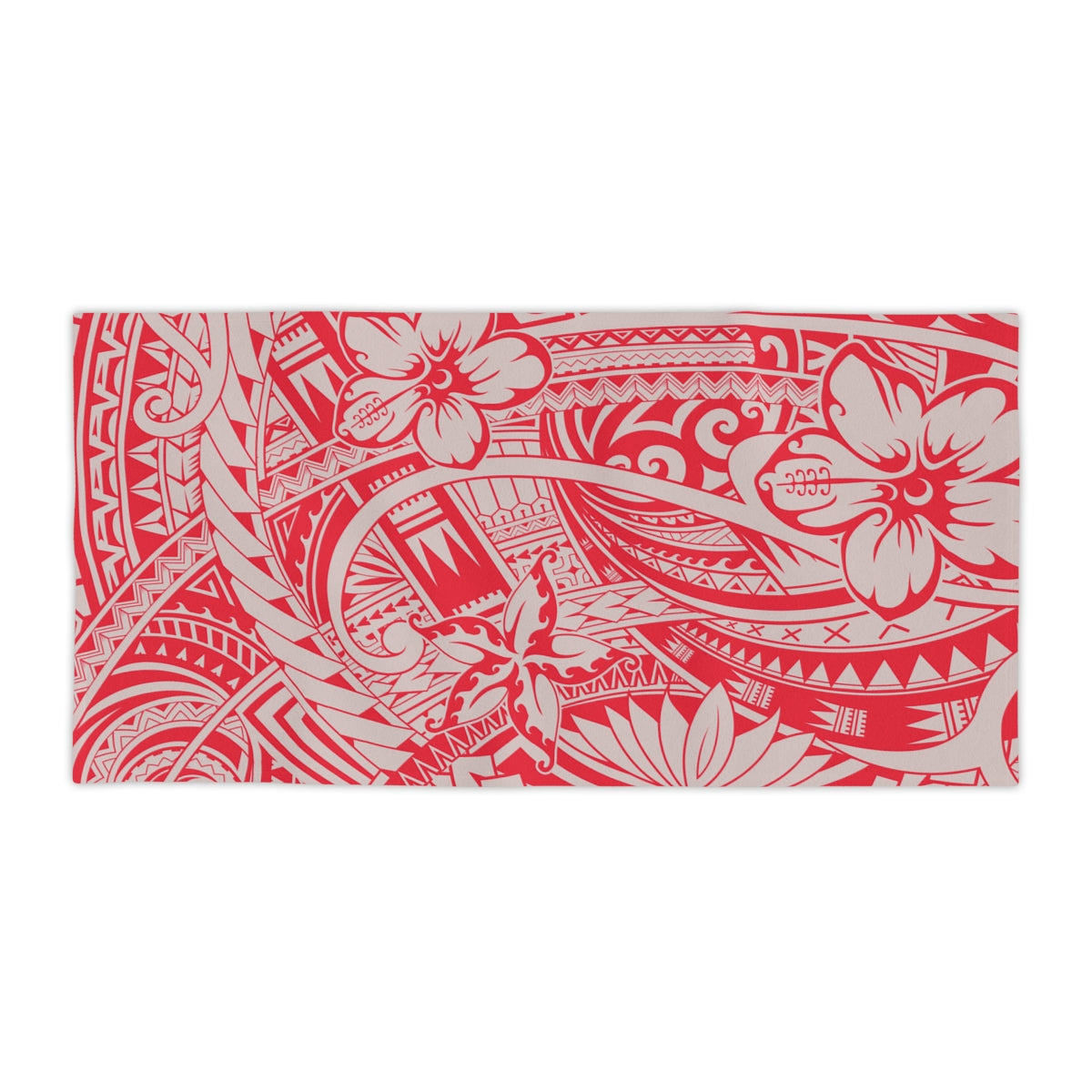 Beach towel in the Bloom Cabana print