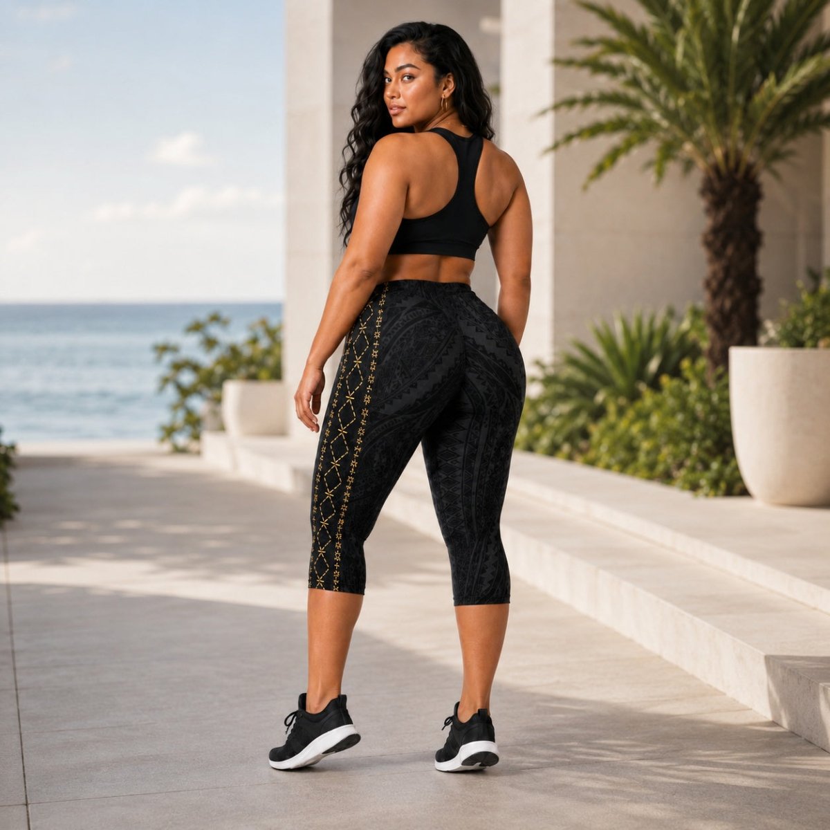 Malu casual Capri leggings by MWW On Demand featuring a comfortable fit and stylish design, perfect for everyday wear.