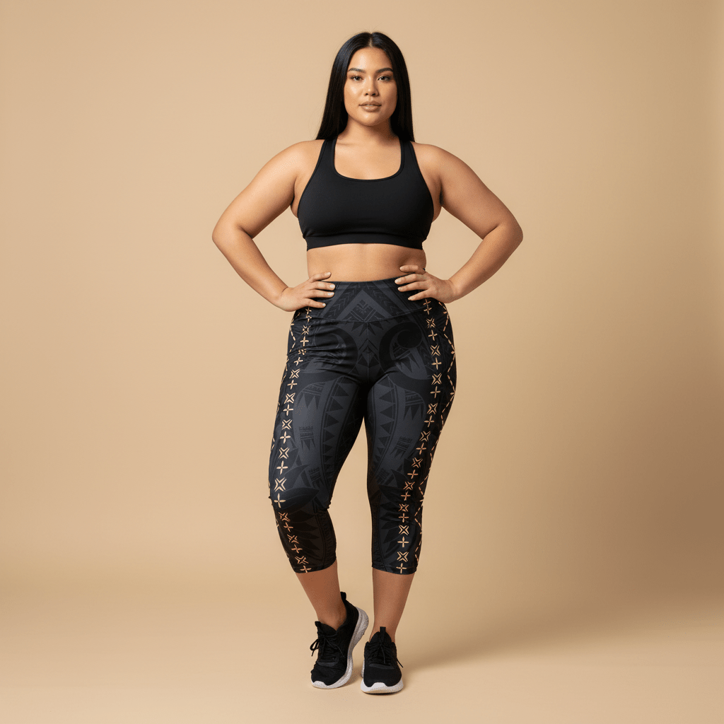 Casual Capri Leggings - Malu - AU/NZ/USA - The Koko Samoa