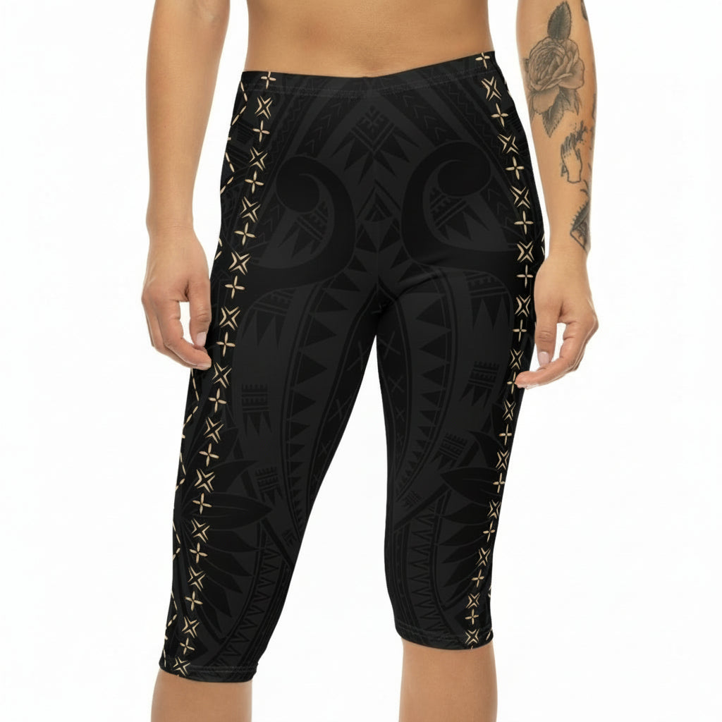 MWW On Demand casual Capri leggings in Malu style, featuring a comfortable fit and stylish design, perfect for everyday wear.