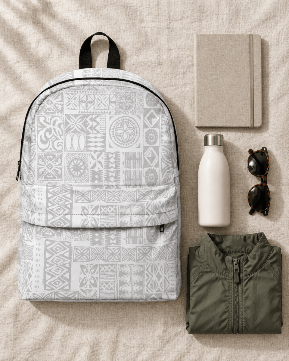 Classic Backpack - White Sunday - The Koko Samoa