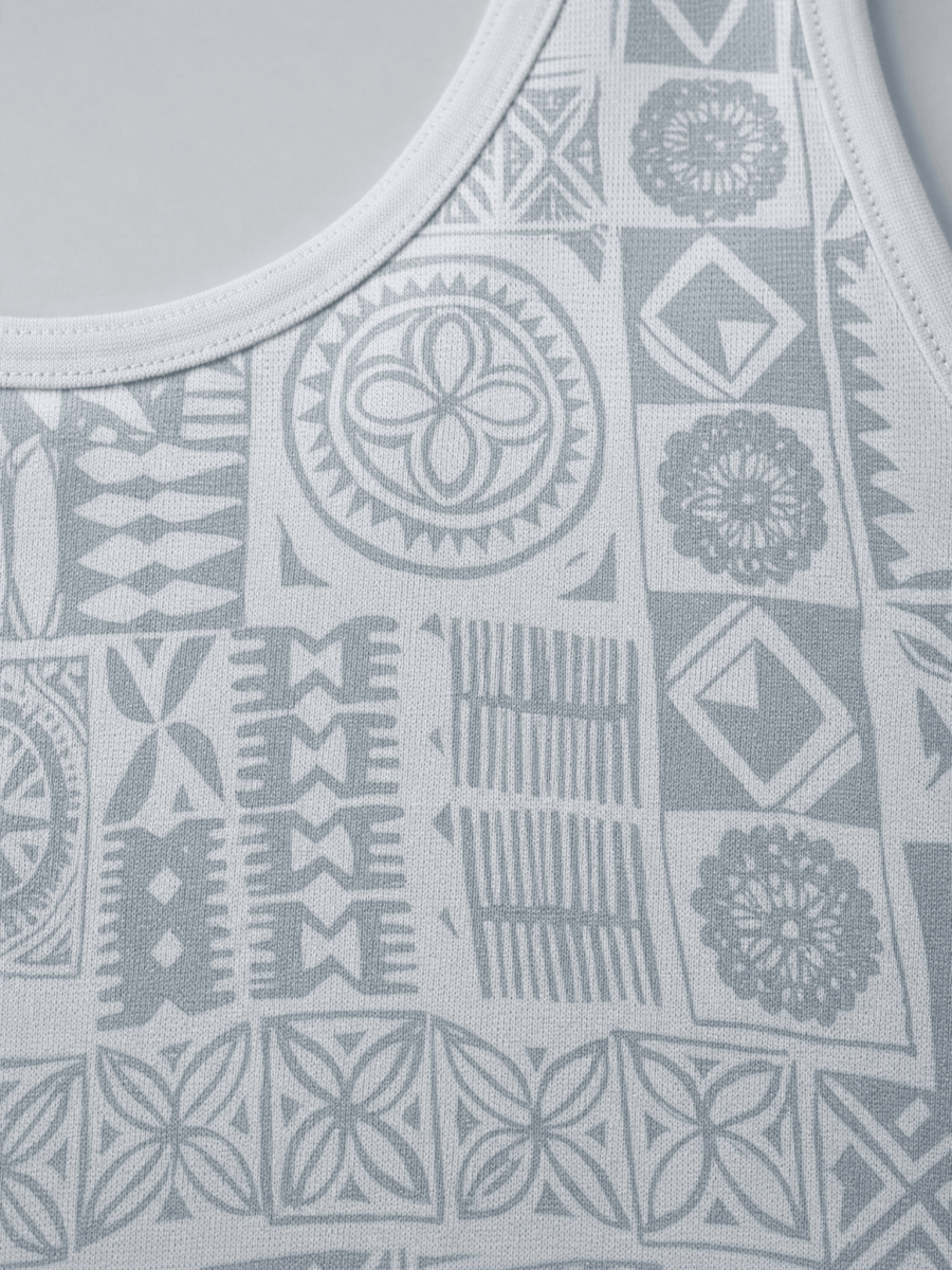 Classic One-Piece Swimsuit - White Sunday - The Koko Samoa