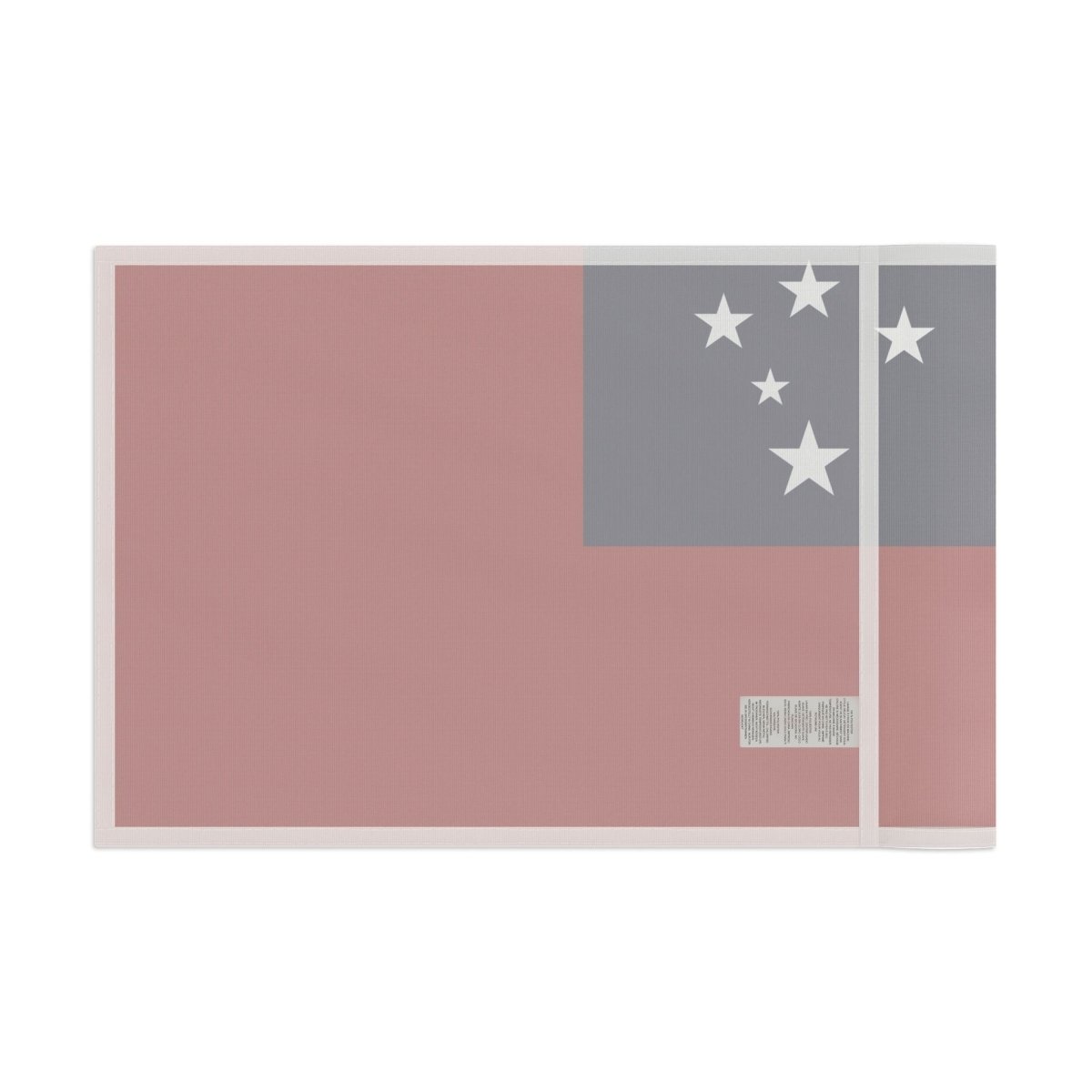 Colorway Samoan flag home decor print with AU and USA flags, 18x12 inches, vibrant wall art for patriotic display