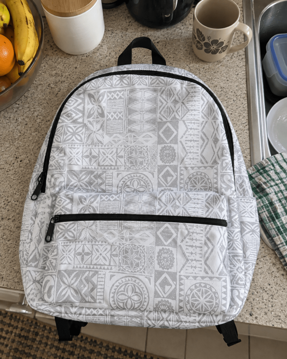 Diaper Backpack - White Sunday - The Koko Samoa