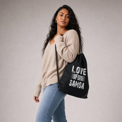 Drawstring Bag - Love for Samoa