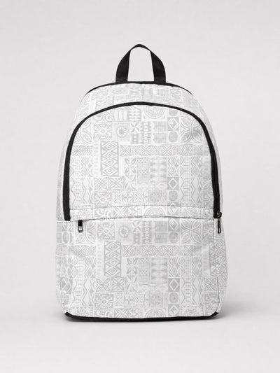 Fabric Backpack - White Sunday