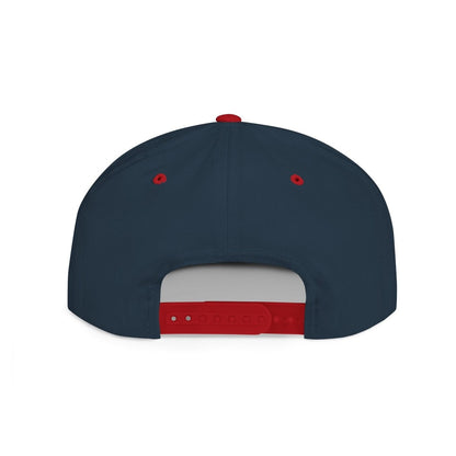 Flat Bill Snapback Hat - 684 Samoa - White & Gold Embroidery - AU/NZ/USA - The Koko Samoa