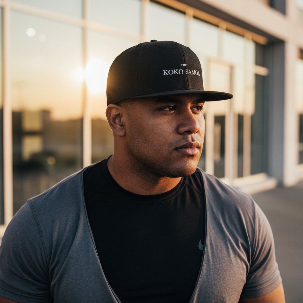 Flat Bill Snapback Hat - Classic - Brand Embroidery - AU/NZ/USA