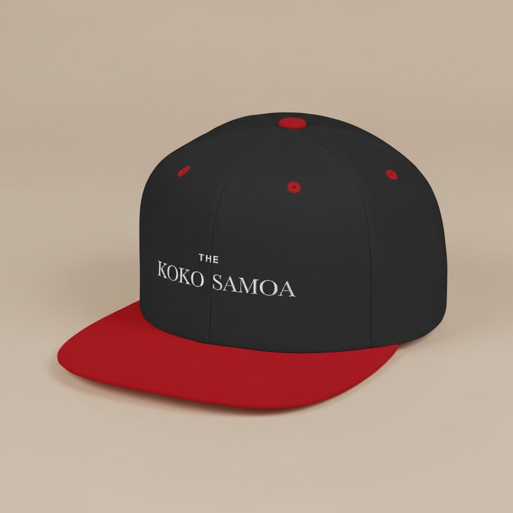 Flat Bill Snapback Hat - Classic - Brand Embroidery - AU/NZ/USA