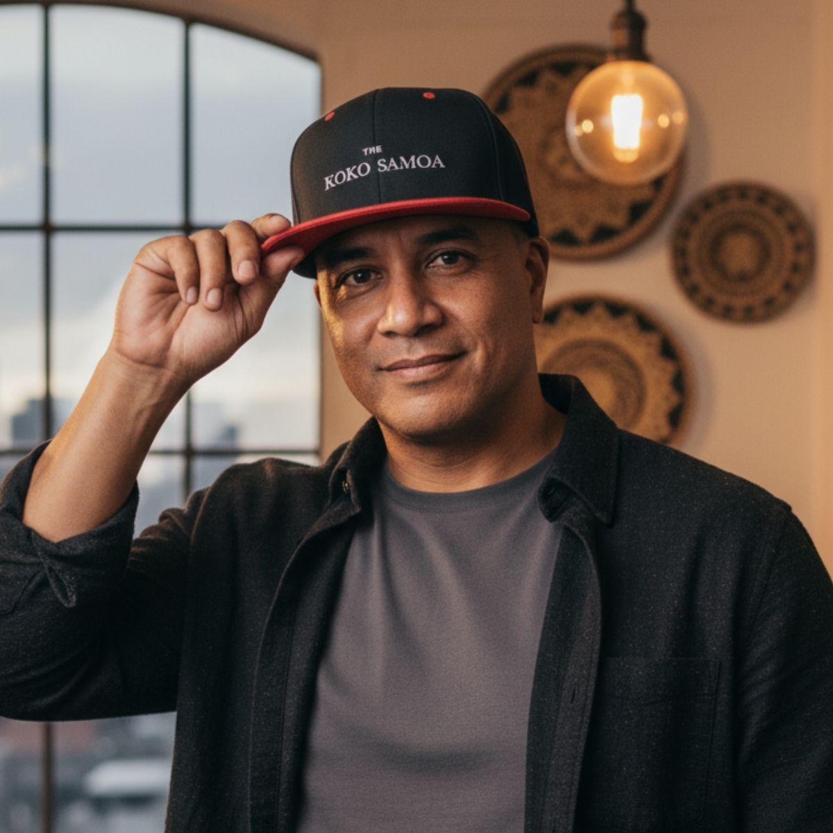 Flat Bill Snapback Hat - Classic - Brand Embroidery - AU/NZ/USA - The Koko Samoa