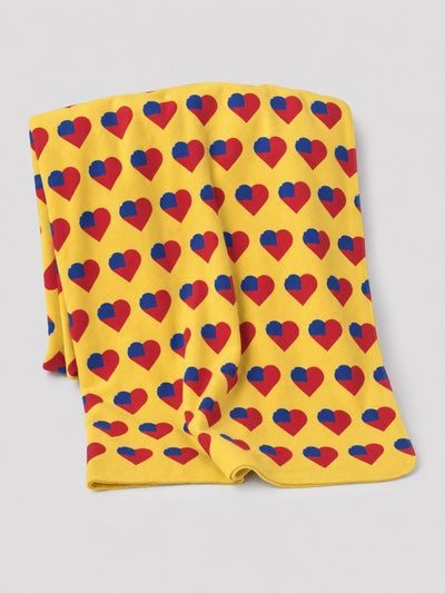 Fleece Sherpa Blanket - Samoan Flag