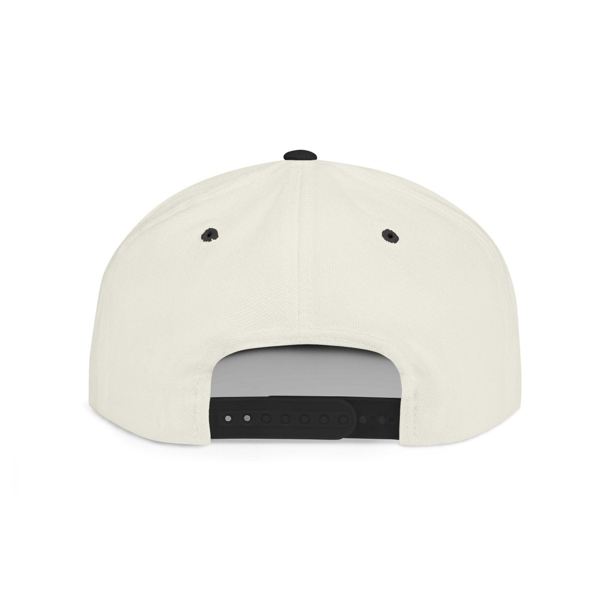 Fulfill Engine flat bill snapback hat in black with white and gold embroidery, one size, featuring Samoa design.