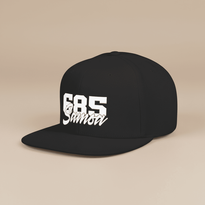 Flat Bill Snapback Hat - 685 Samoa - White Embroidery - AU/NZ/USA - The Koko Samoa