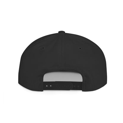 Flat Bill Snapback Hat — USA USO - Black Embroidery - AU/NZ/USA - The Koko Samoa