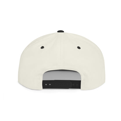 Flat Bill Snapback Hat - USA USO - Black - The Koko Samoa