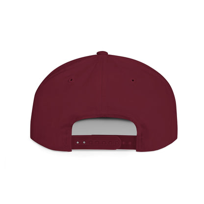 Flat Bill Snapback Hat - USA USO - Red Embroidery - AU/NZ/USA - The Koko Samoa